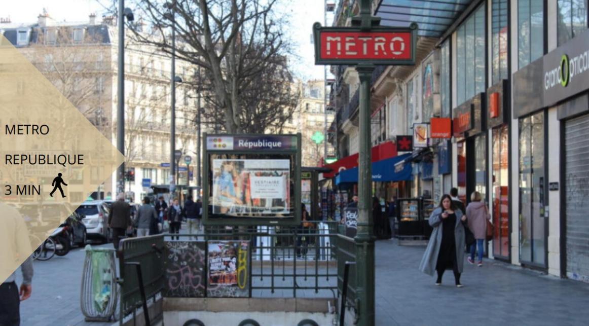 Appartement Contemporain Republique - Temple باريس المظهر الخارجي الصورة